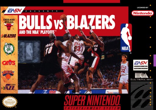 Bulls vs Blazers and the NBA Playoffs box art
