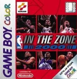 NBA in the Zone 2000 box art