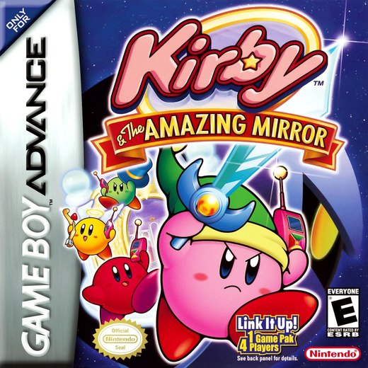 Kirby & The Amazing Mirror box art