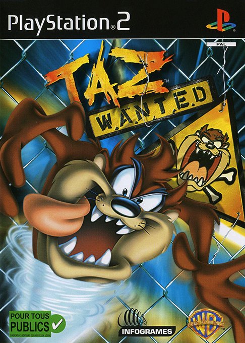 Taz: Wanted box art
