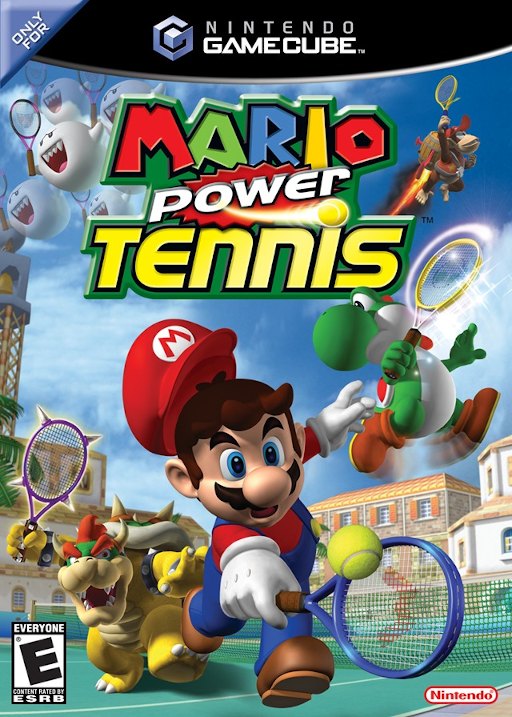 Mario Power Tennis box art