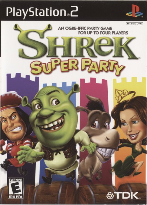 Shrek Super Party box art