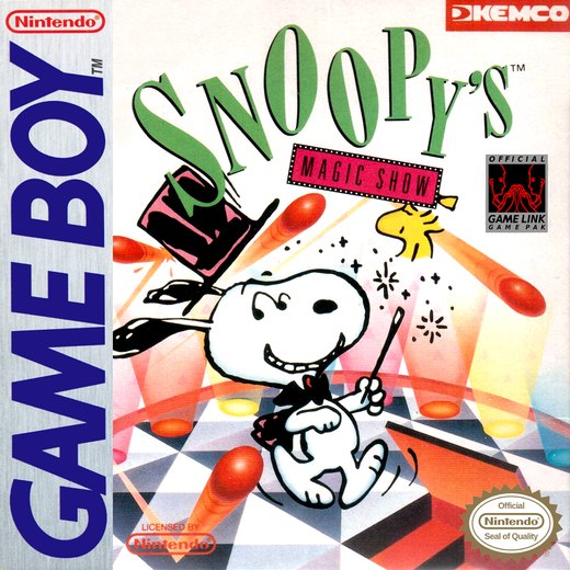 Snoopy's Magic Show box art