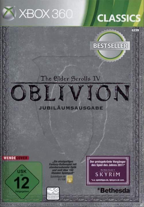 The Elder Scrolls IV: Oblivion (5th Anniversary Edition) box art