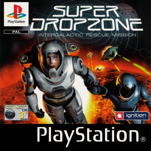 Super Dropzone: Intergalactic Rescue Mission box art