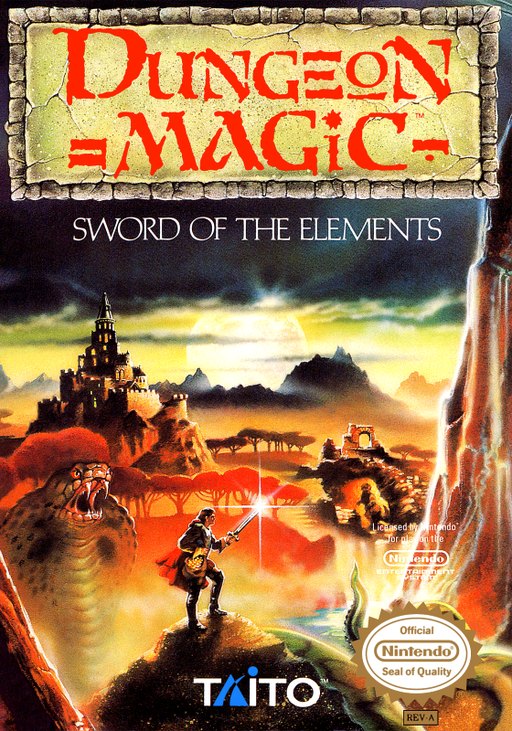 Dungeon Magic: Sword of the Elements box art