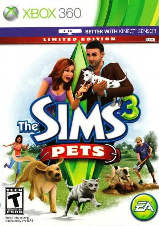The Sims 3: Pets box art