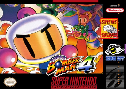 Super Bomberman 4 box art
