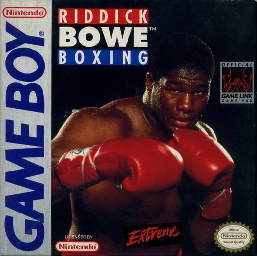 Riddick Bowe Boxing box art