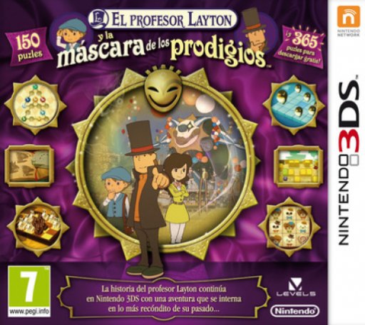 Profesor Layton y la Mascara de los Prodigios, El box art