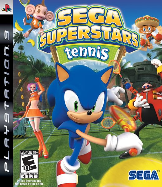 Sega Superstars Tennis box art