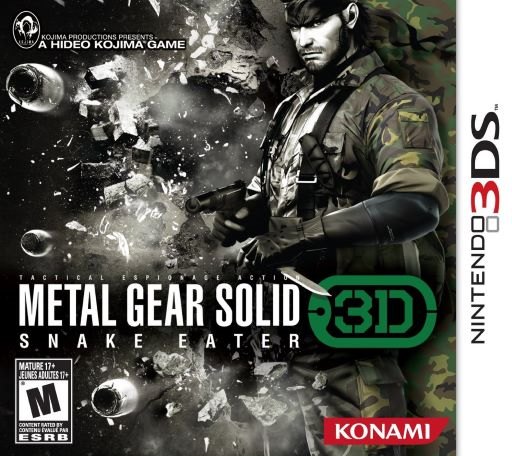 Metal Gear Solid 3D: Snake Eater box art