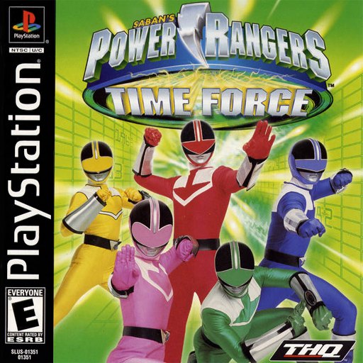 Saban's Power Rangers: Time Force box art