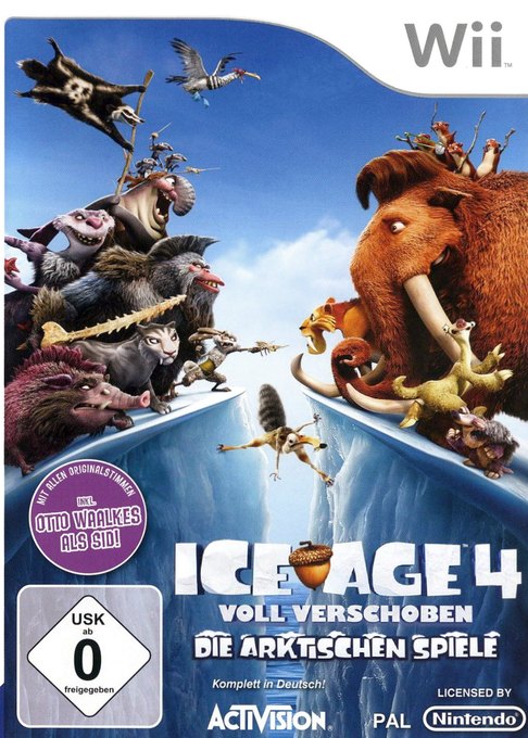 Ice Age 4: Continental Drift: Arctic Games box art