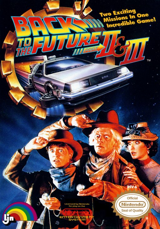 Back to the Future Part II _ III box art