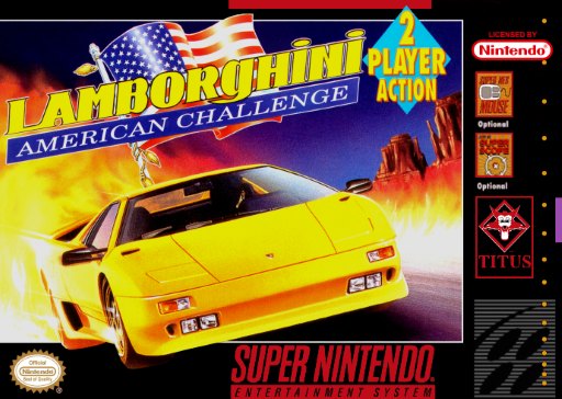 Lamborghini American Challenge box art