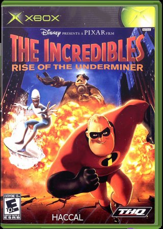 The Incredibles: Rise of the Underminer box art