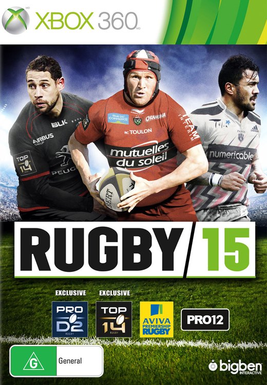 Rugby 15 box art