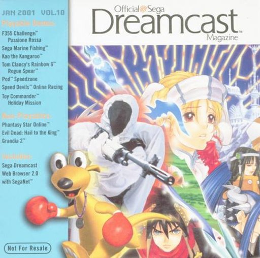 Official Sega Dreamcast Magazine Vol. 10: January 2001 box art