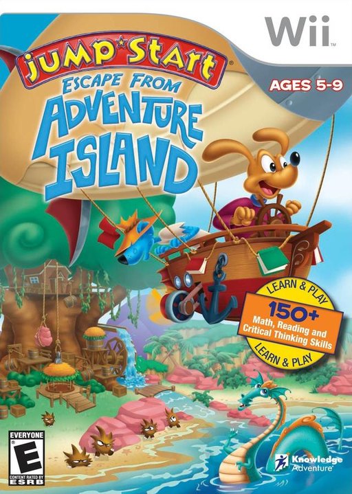 JumpStart Escape from Adventure Island box art