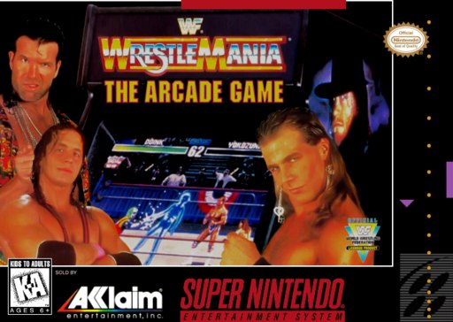 WWF WrestleMania: The Arcade Game box art