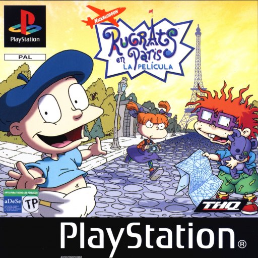 Nickelodeon Rugrats en Paris: La pelicula box art