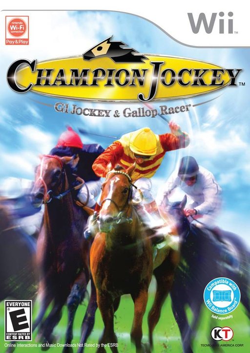 Champion Jockey_ G1 Jockey _ Gallop Racer box art