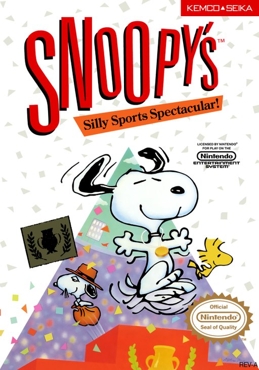 Snoopy's Silly Sports Spectacular! box art