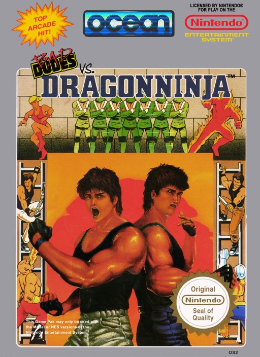Bad Dudes vs. Dragon Ninja box art