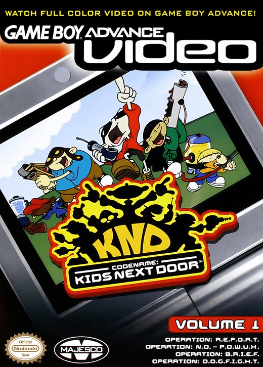 Game Boy Advance Video: Codename: Kids Next Door: Volume 1 box art