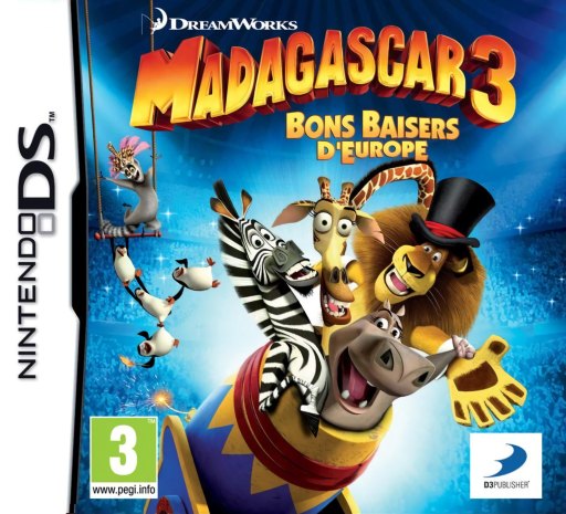 Madagascar 3: Europe's Most Wanted box art