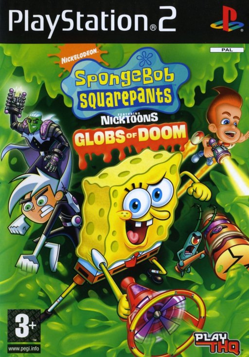 Nickelodeon SpongeBob SquarePants featuring Nicktoons: Globs of Doom box art