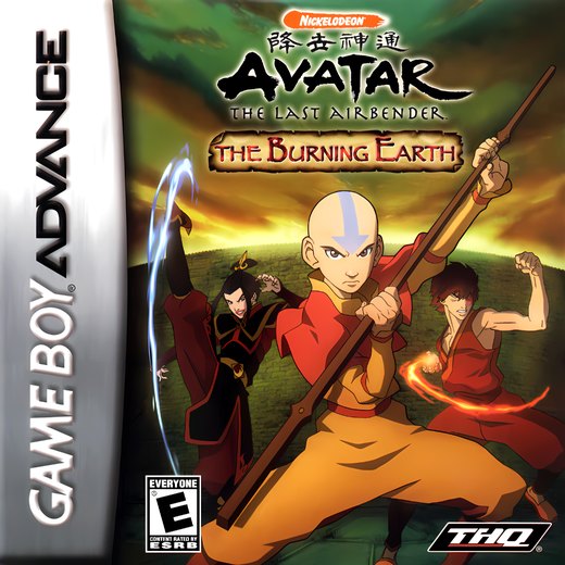 Avatar: The Last Airbender: The Burning Earth box art