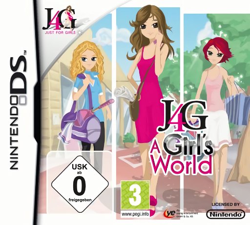 J4G: A Girl's World box art