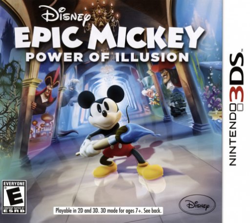 Disney Epic Mickey: Power of Illusion box art