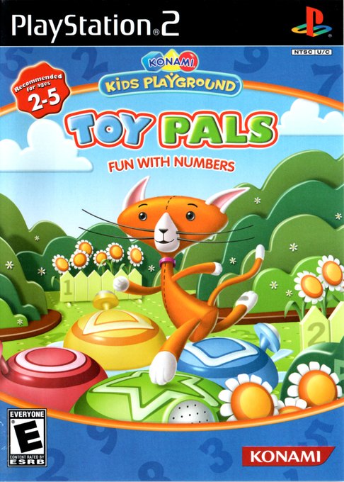 Konami Kids Playground: Toy Pals Fun with Numbers box art
