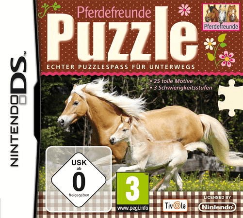 Pferdefreunde Puzzle: Echter Puzzlespass fuer Unterwegs box art