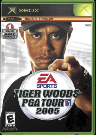 Tiger Woods PGA Tour 2005 box art