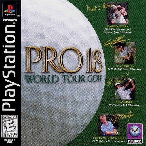 Pro 18: World Tour Golf box art