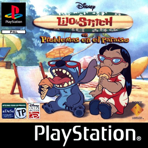 Disney Lilo _ Stitch en Problemas en el Paraiso box art
