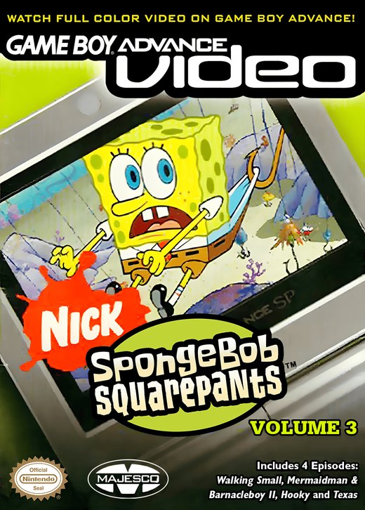 Game Boy Advance Video: SpongeBob SquarePants: Volume 3 box art