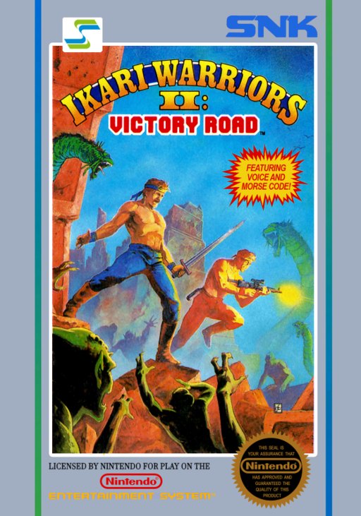 Ikari Warriors II: Victory Road box art