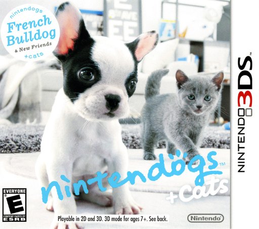 Nintendogs + Cats: French Bulldog _ New Friends box art