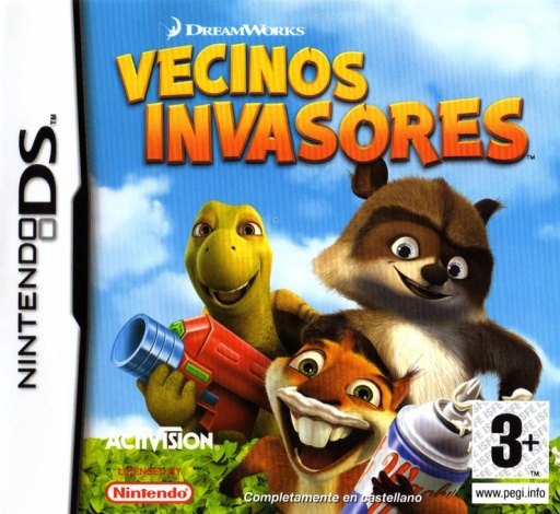 Vecinos Invasores box art