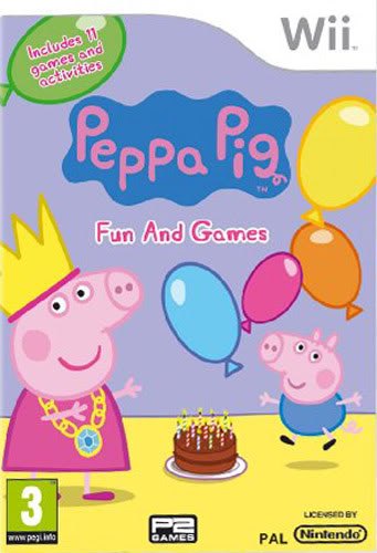 Peppa Pig: Fun and Games box art