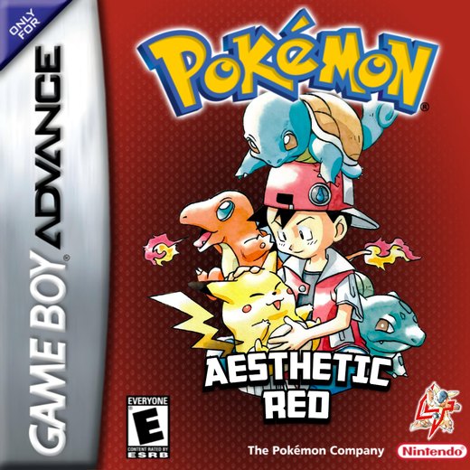 Pokémon Aesthetic Red box art