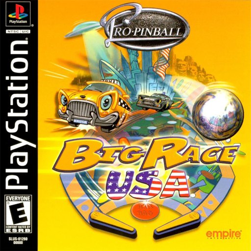 Pro Pinball: Big Race USA box art