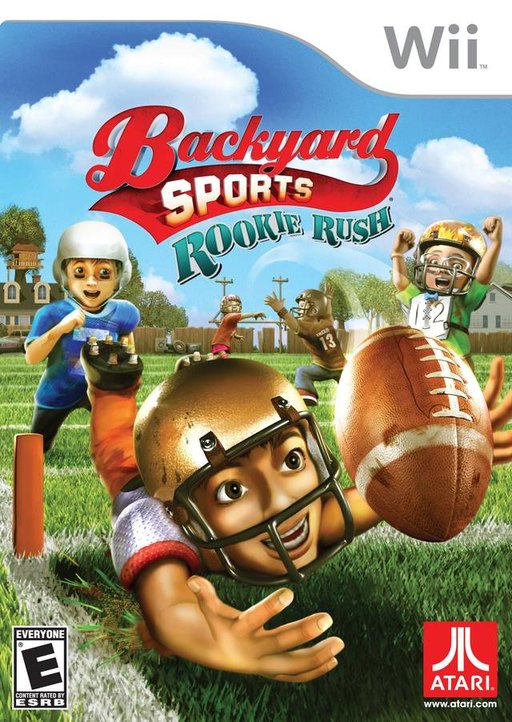 Backyard Sports Football_ Rookie Rush box art