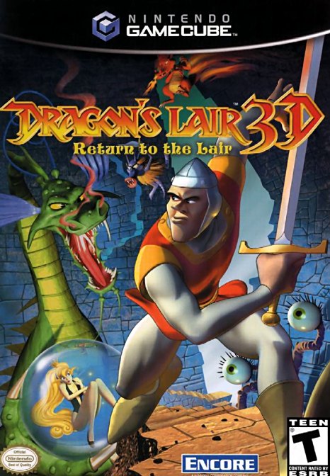 Dragon's Lair 3D: Return to the Lair box art