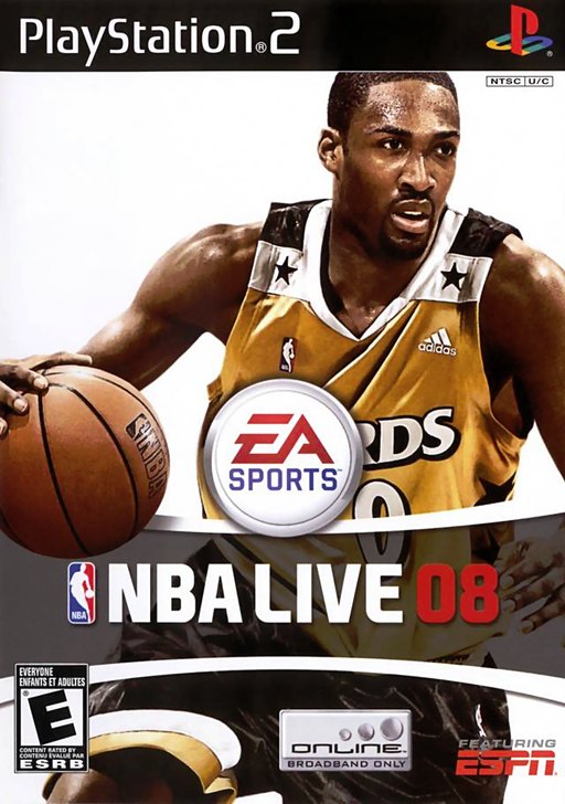 NBA Live 08 box art